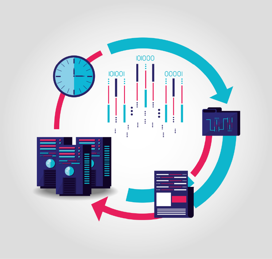 Visuele weergave van GMP data lifecycle management